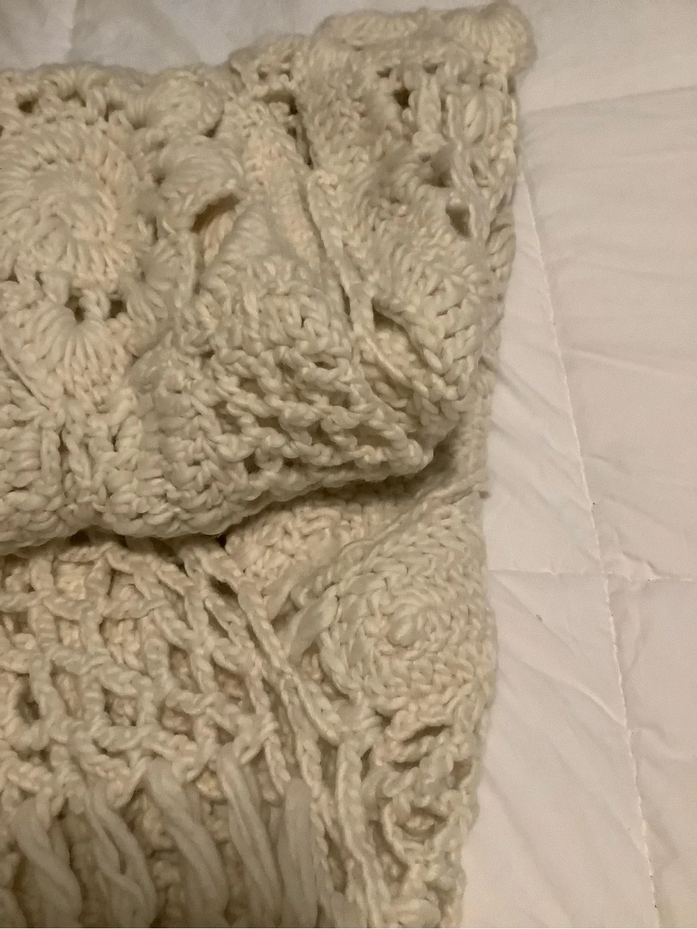 Anthropologie Aspen knit crochet throw❤️❤️❤️❤️